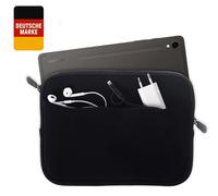 honju Darkroom - Custodia per Samsung Galaxy Tab A9+ (Plus)/Tab Active4 Pro/Tab S9/Tab S9 FE (custodia in neoprene con ampio scomparto esterno, interno in microfibra, chiusura lampo scorrevole)