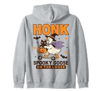 Honk Goose Divertente Oca spettrale sui Regali di Halloween Sciolti Felpa con Cappuccio