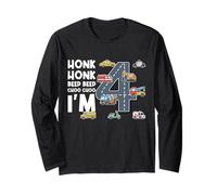 Honk Honk Beep Beep Choo Choo Compio 4 Anni Maglia a Manica