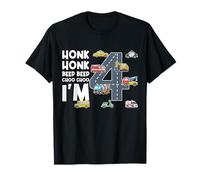 Honk Honk Beep Beep Choo Choo Compio 4 Anni Maglietta