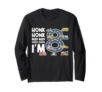 Honk Honk Beep Beep Choo Choo Ho 8 Anni Compleanno Maglia a Manica