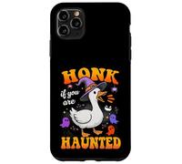 Honk If You Are Haunted Goose Fun Spooky Halloween Custodia per iPhone 11 Pro Max