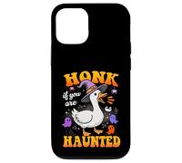 Honk If You Are Haunted Goose Fun Spooky Halloween Custodia per iPhone 12/12 Pro