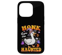 Honk If You Are Haunted Goose Fun Spooky Halloween Custodia per iPhone 13 Pro