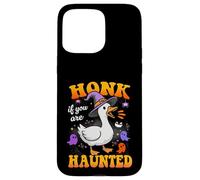 Honk If You Are Haunted Goose Fun Spooky Halloween Custodia per iPhone 15 Pro Max