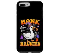 Honk If You Are Haunted Goose Fun Spooky Halloween Custodia per iPhone 7 Plus/8 Plus