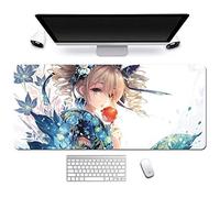 Honkai Impact 3rd. Tappetino Mouse Gaming 900x 400mm XXL per Mouse e PC, 3mm Mouse Pad Antiscivolo Fondo in Gomma con Bordi Cuciti, C