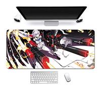 Honkai Impact 3rd. Tappetino Mouse Gaming 900x 400mm XXL per Mouse e PC, 3mm Mouse Pad Antiscivolo Fondo in Gomma con Bordi Cuciti, O