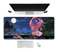 Honkai Impact 3rd. Tappetino Mouse Gaming, Grande Anime Mouse Pad XXL 900x400mm Confortevole, Lavabile, 3mm Antiscivolo Tappetino Scrivania Supporto per Ufficio Computer, Adatto per computer e PC, K