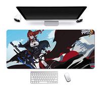 Honkai Impact 3rd. Tappetino per XXL Mouse da Gioco - Gaming Mousepad Extra Grande 900 x 400mm - Pad 3mm con Base in Gomma Antiscivolo - Spessore 3mm Anime Tappetino Mouse, B