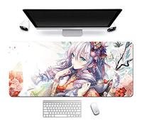 Honkai Impact 3rd. Tappetino per XXL Mouse da Gioco - Gaming Mousepad Extra Grande 900 x 400mm - Pad 3mm con Base in Gomma Antiscivolo - Spessore 3mm Anime Tappetino Mouse,Q