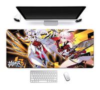 Honkai Impact 3rd. Tappetino per XXL Mouse da Gioco - Gaming Mousepad Extra Grande 900 x 400mm - Pad 3mm con Base in Gomma Antiscivolo - Spessore 3mm Anime Tappetino Mouse,R