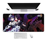 Honkai Impact 3rd. Tappetino per XXL Mouse da Gioco - Gaming Mousepad Extra Grande 900 x 400mm - Pad 3mm con Base in Gomma Antiscivolo - Spessore 3mm Anime Tappetino Mouse,U