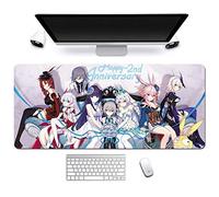 Honkai Impact 3rd. Tappetino per XXL Mouse da Gioco - Gaming Mousepad Extra Grande 900 x 400mm - Pad 3mm con Base in Gomma Antiscivolo - Spessore 3mm Anime Tappetino Mouse, F