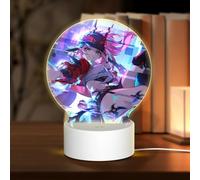 Honkai Star Rail - Coni di luce per tutti i personaggi grafici, in acrilico, con presa USB, tre diverse modalità di illuminazione, 18 x 13,5 cm
