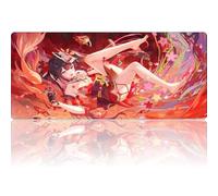 Honkai Star Rail Firefly Elysia Hyacine Kafka Seele, tappetino per mouse da gioco, in formato extra-large, antiscivolo, bordi finemente cuciti, facile da pulire, ideale per giochi e lavoro (o, XXL)