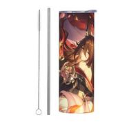Honkai Star Rail (HSR) Tutto il carattere Impressione Grafico 20 oz/550 mL Acciaio Doppia Parete Diritto/Cilindrico Paglia Tazza