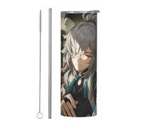 Honkai Star Rail (HSR) Tutto il carattere Impressione Grafico 20 oz/550 mL Acciaio Doppia Parete Diritto/Cilindrico Paglia Tazza