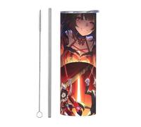 Honkai Star Rail (HSR) Tutto il carattere Impressione Grafico 20 oz/550 mL Acciaio Doppia Parete Diritto/Cilindrico Paglia Tazza