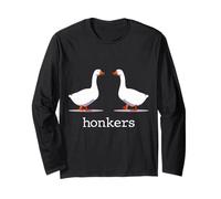 Honkers - Divertente Gioco di Parole per Gli Amanti dell'oca e delle oche Maglia a Manica