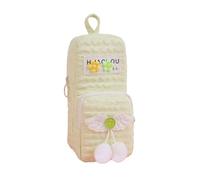 HONKERW astucci Astuccio portapenne grande con capacità La scuola inizia, 3D, astuccio portapenne, organizer, con manici, Compatible with ragazze piccolo(Groen)