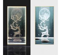 HONKERW decorazioni parete Wall Art Decorations Plug-in Modern LED Wall Lights Entryway Decorative Paintings Decorative Lamps For Living Room quadri(Color1,60 * 120cm)