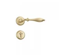 HONKERW maniglie porte Maniglia for porta d'ingresso con serratura e chiave Leva con chiave sicura esterna for ingresso anteriore e camere da letto interne(Geel,Magnetic version)