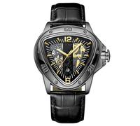 HONKERW orologio Orologio da polso da uomo alla moda, con quadrante grande, al quarzo, luminoso e impermeabile, da abbinare all'abbigliamento. smartwatch(Black)