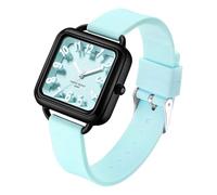 HONKERW orologio Orologio da visita semplice, impermeabile, grande, digitale, al quarzo, piccolo, fresco, con cinturino in silicone, un semplice regalo di compleanno smartwatch(Blue)