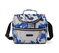 HONKERW porta pranzo Borsa for il pranzo di medie dimensioni, borsa termica for il pranzo, grande capacità, borsa a tracolla, bento for adulti, uomini e donne portapranzo(Multi-colored)