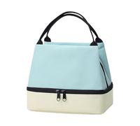 HONKERW porta pranzo Borsa For Il Pranzo Isolata, Grande, For Donne E Uomini, Leggera E Resistente, Borsa Bento For Ufficio, Lavoro, Picnic, Escursionismo, Spiaggia portapranzo(Blauw)