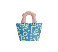 HONKERW porta pranzo Borsa for il pranzo portatile, stile carino, stile graffiti, riutilizzabile, leggera, impermeabile, isolata, for lavoro quotidiano, campeggio, viaggio portapranzo(Groen)