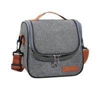 HONKERW porta pranzo Borsa termica portatile for il pranzo, borsa termica morbida, borsa termica for adulti, uomini e donne, for lavoro, picnic e viaggi portapranzo(Style1#/grey)
