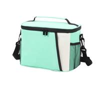 HONKERW porta pranzo Lunch Box termico for uomini e donne - Borsa termica for il pranzo a prova di perdite con tracolla regolabile, ideale for lavoro, picnic e viaggi portapranzo(Mint Green)