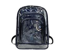 HONKERW zaino viaggio Zaino trasparente alla moda personalizzato con graffiti, resistente, in PVC trasparente, adatto for la scuola, i lavori dei bambini, le ragazze e gli adulti. zainetto