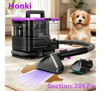 Honki Spot Cleaner 530W 20KPa Pulitore Portatile per Tappeti, Divani e Tende con Funzione Spray e Aspirazione Integrata, Macchina per Pulizie Domestiche