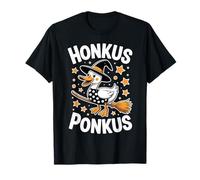 Honkus Ponkus Witch Goose Funny Halloween Magic Costume Maglietta