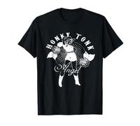 Honky Tonk Angel | Estetica cowgirl vintage di tipo occidentale Maglietta