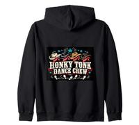 Honky Tonk Dance Crew Ballo Country Felpa con Cappuccio