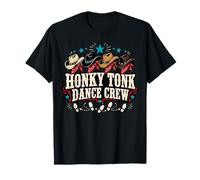 Honky Tonk Dance Crew Ballo Country Maglietta
