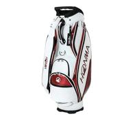 Honma Staff Bag 12496 - Borsa da golf per passeggino, bianco/rosso