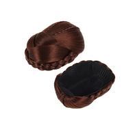 HONMEET 1 Pz Parrucca Chignon Intrecciata Fibra Sintetica Extension Per Chignon Per Donne Ragazze