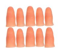 HONMEET 10 Dita in Plastica con Unghie Realistiche per Trucchi e Allenamento Normali Grandi Accessori Resistenti e Naturali per Spettacoli e Prank