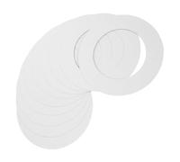 HONMEET 10 Pezzi Anelli di Carta Oleata per Macchina Ceretta Accessori per Depilazione Tappetini Protettivi in Carta Compatibili Scaldacera per Uso Professionale e Domestico