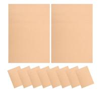 HONMEET 10 Pezzi Carta per Scrittura Braille Khaki per Principianti, Materiale Carta Portatile per Migliorare Abilità, come Blind People Supplies per Braille Education e Back To School