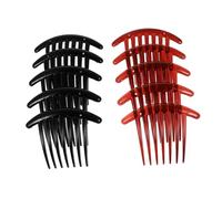 HONMEET 10 Pezzi Pettine Inserto a 7 Denti a Forma di Mezzaluna, Accessorio per Chioma per Fermare Chignon, Raffinato per Party