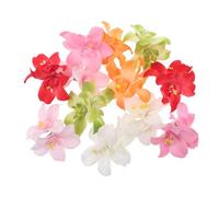 HONMEET 12 Forcine Per Boho Estive Colorate Da Donna Casual Per Vacanze Con Clip Stile Floreale Tropicale Per Ragazze E Fiori Per Feste Spose Spiaggia Piccoli Mini