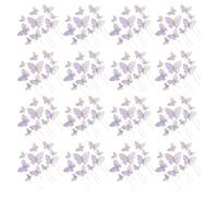HONMEET 160 Pezzi Decorazioni Torta Farfalla con Inserti per Compleanno Shower Matrimonio Farfalle Decorative Facili da Usare e Stabili per Dolci Cupcake Muffin Candy Table