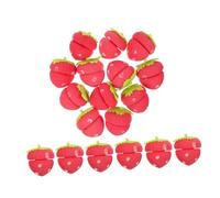 HONMEET 18 Pollici Hair Curlers Soft Sponge Rollers For Heatless Overnight Curls Strawberry Shape Lightweight Portable Curl Sponge For Versatile Styling And Safe Hair Care