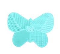 HONMEET 1pezzi Makeup Brush Cleaning Pad Tappetino Per Pulizia Spazzole Forma Di Farfalla Strumento Di Pulizia Per Beauty e Trucco Facile e Pratico Per Casa e Salone Di Bellezza